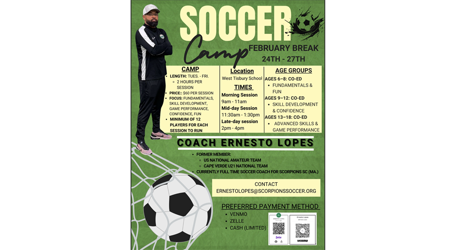 February Break Soccer Camp
